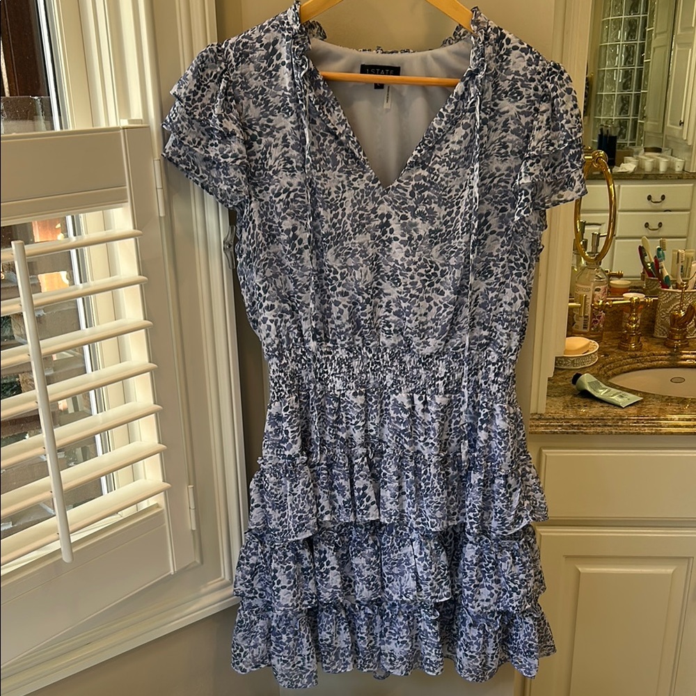 Floral Blue Dress